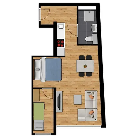 Modern With Sea View Apartman